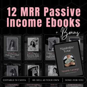 Passive Income eBook Bundle with Master Resell and Private Label Rights