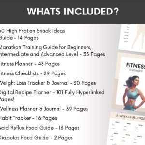 Done-For-You Health and Fitness Bundle with PLR Ebooks, Planners, and Guides